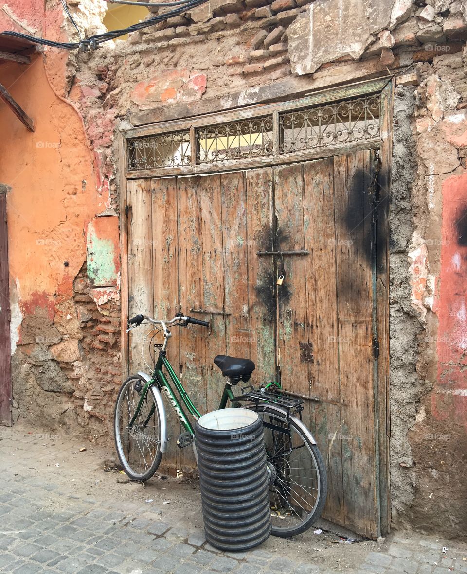 Doorway and bike 