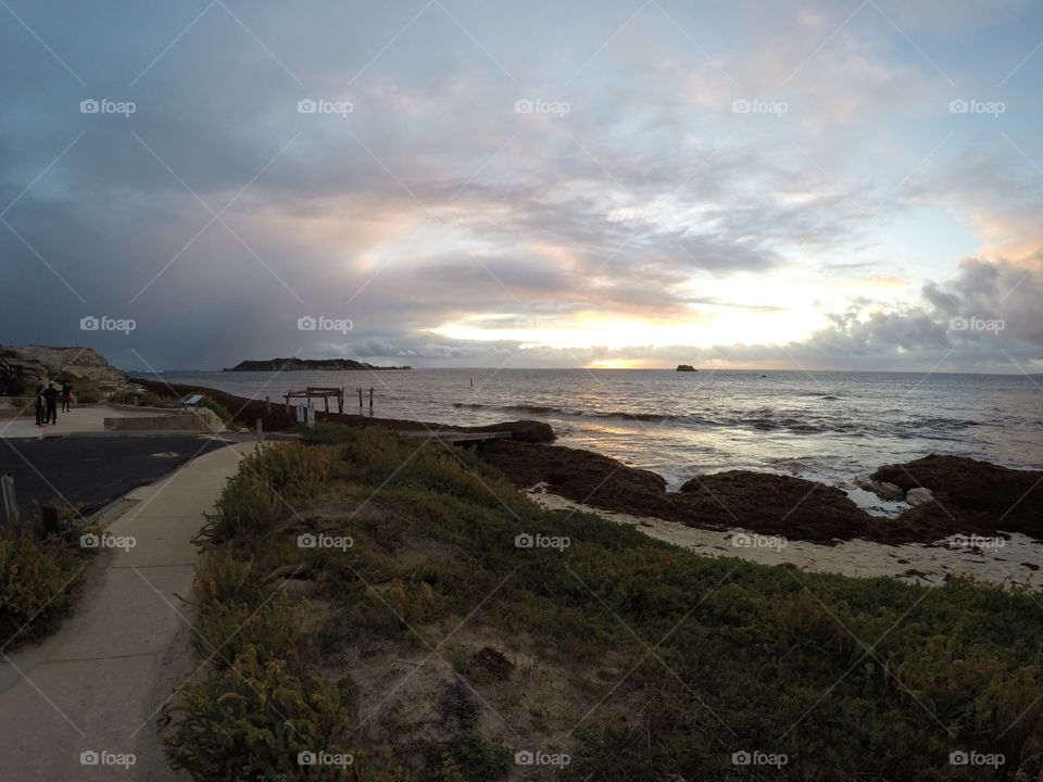 Sunset take at Seaside Perth, Australia
