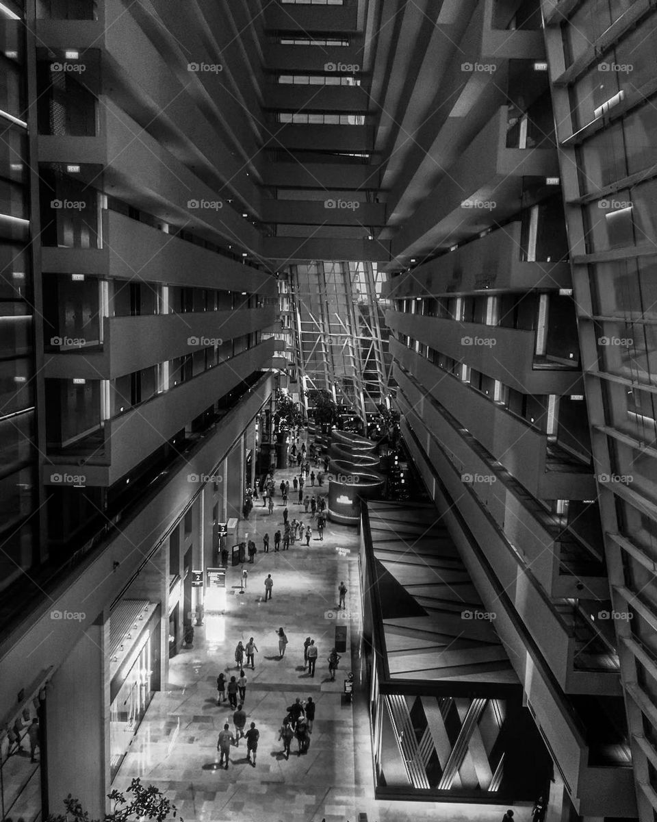 Inside of Marina Bay Sands, Singapore