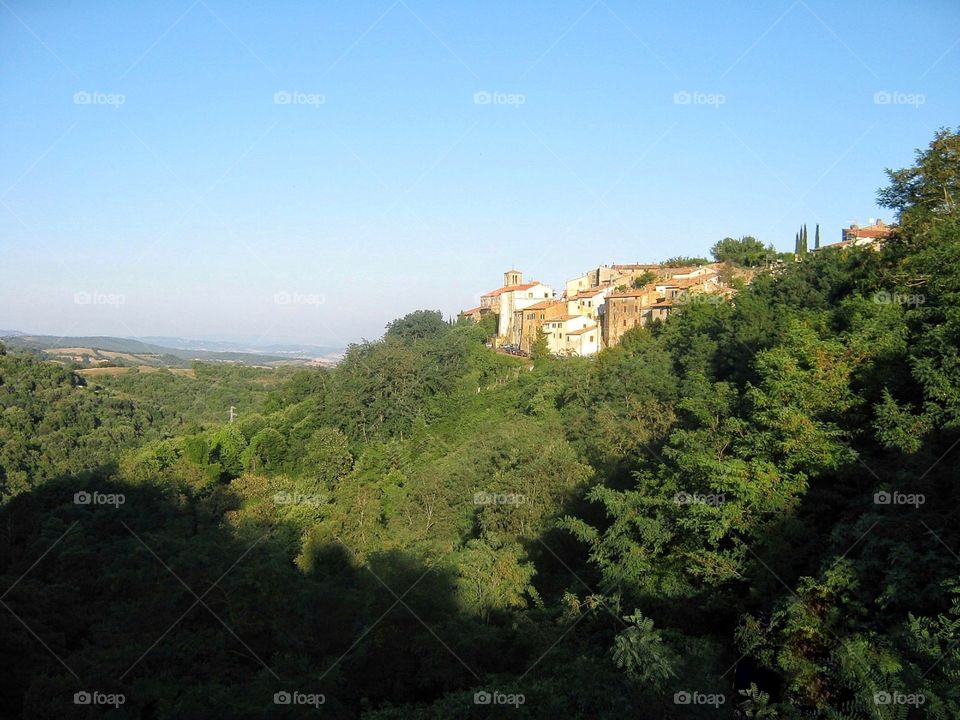 Dawn in Tuscany, Italy