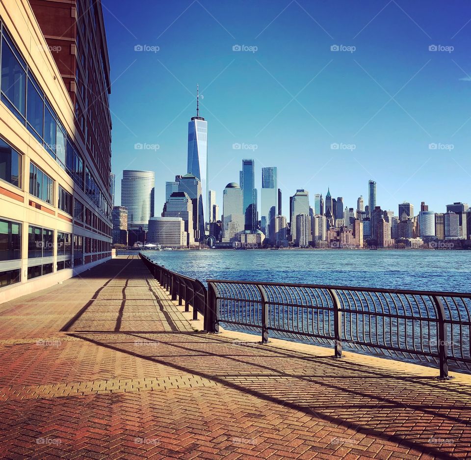 NYC skyline from Jersey City