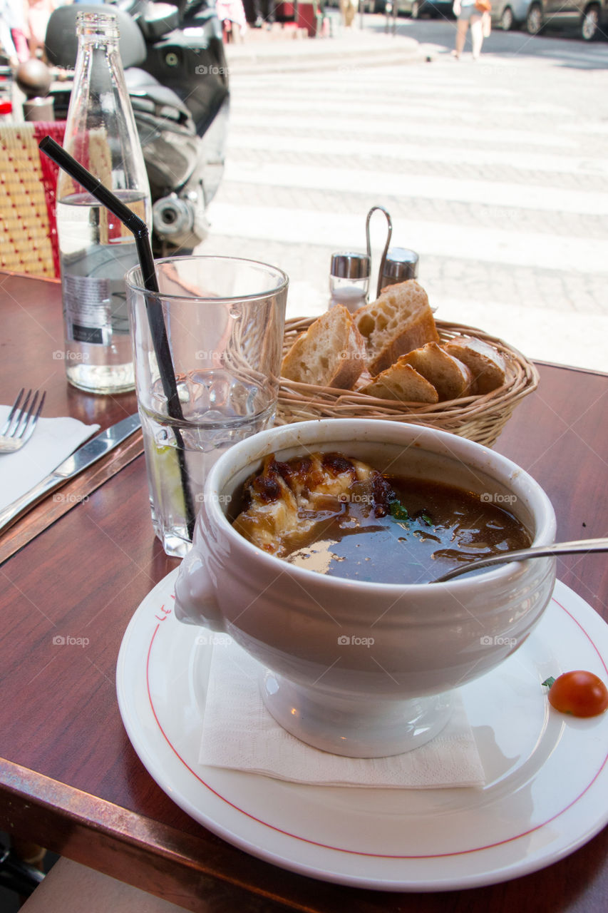 French onion soup 