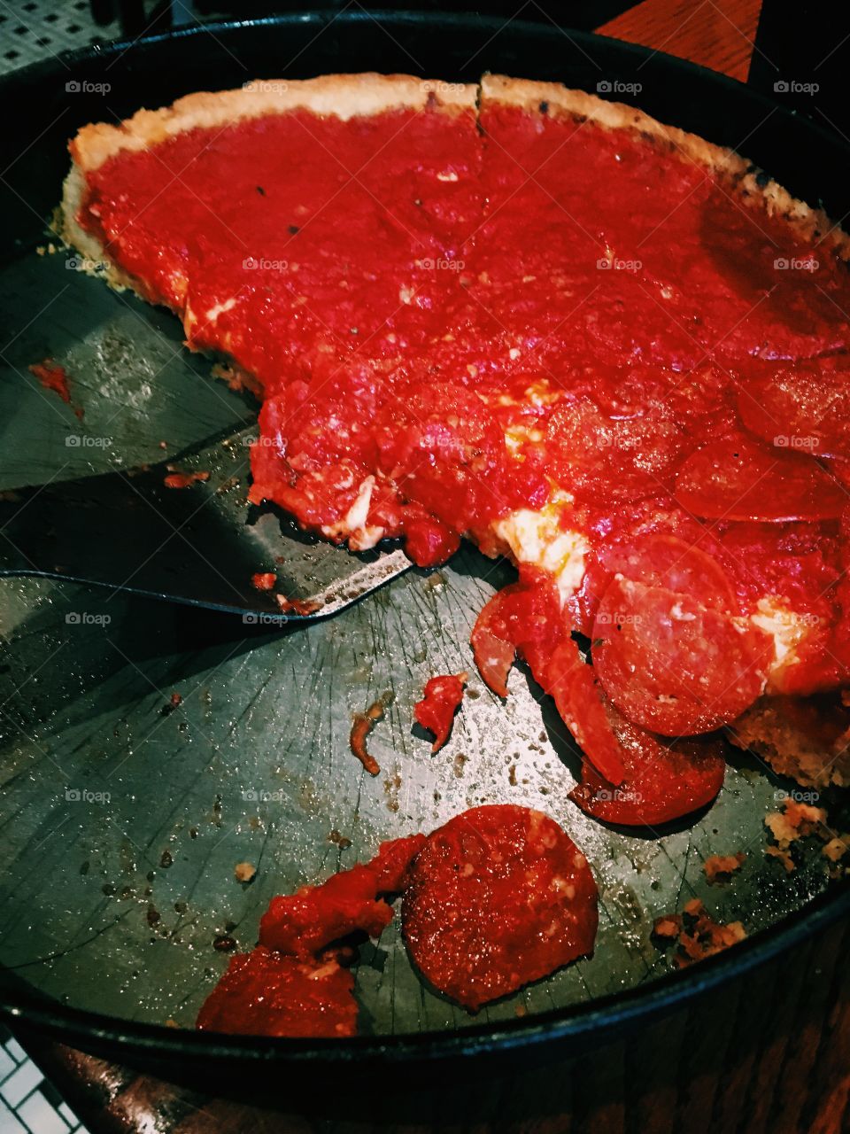 Deep Dish pizza from Chicago 