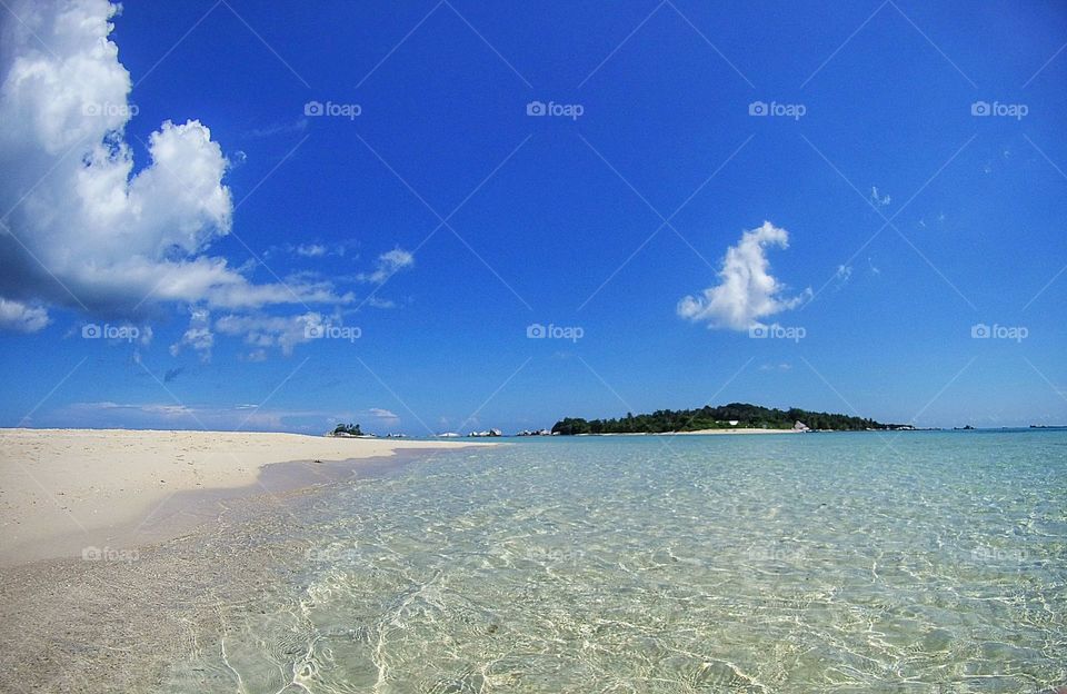 Beautifully of San Island, Belitung, Indonesia