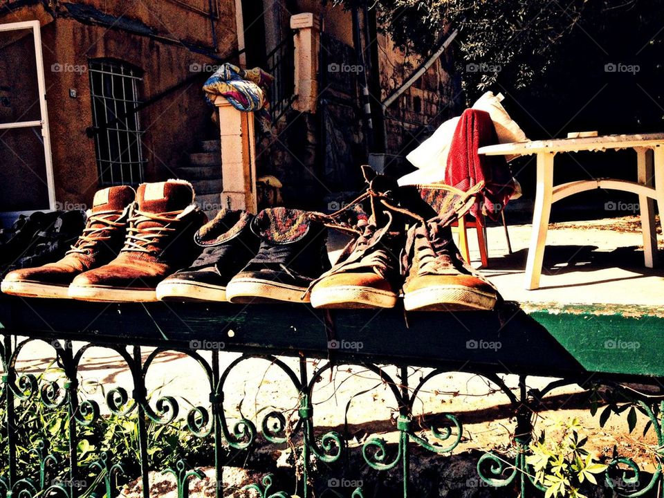 The garden's shoes