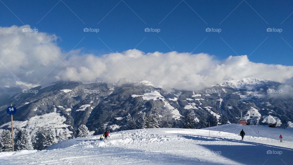 Alpen Panorama Winter