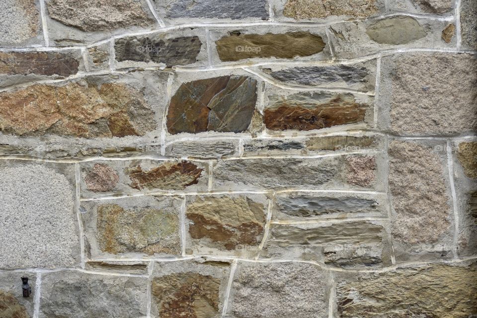 Historic wall in a French village