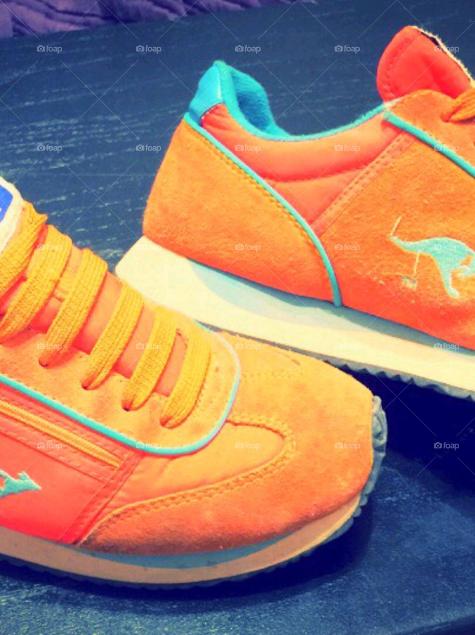 Tangerine. Shoes