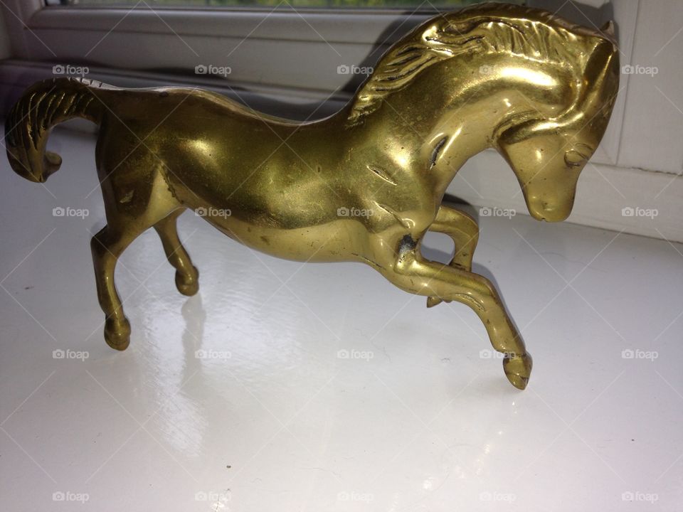 Brass Horse Ornament