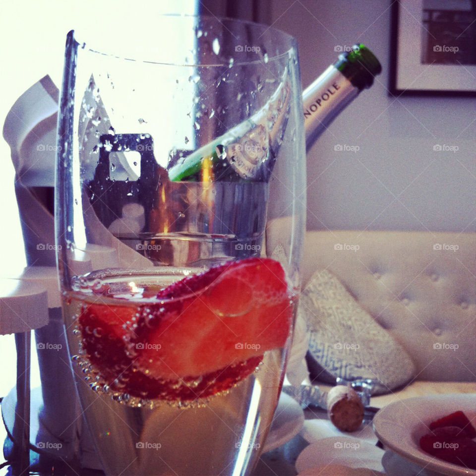 birthday bubbles strawberries champagne by bpsarah