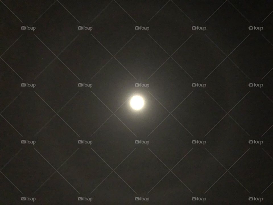 Witch’s ring around the moon