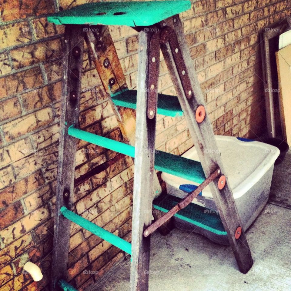 Rustic ladder 