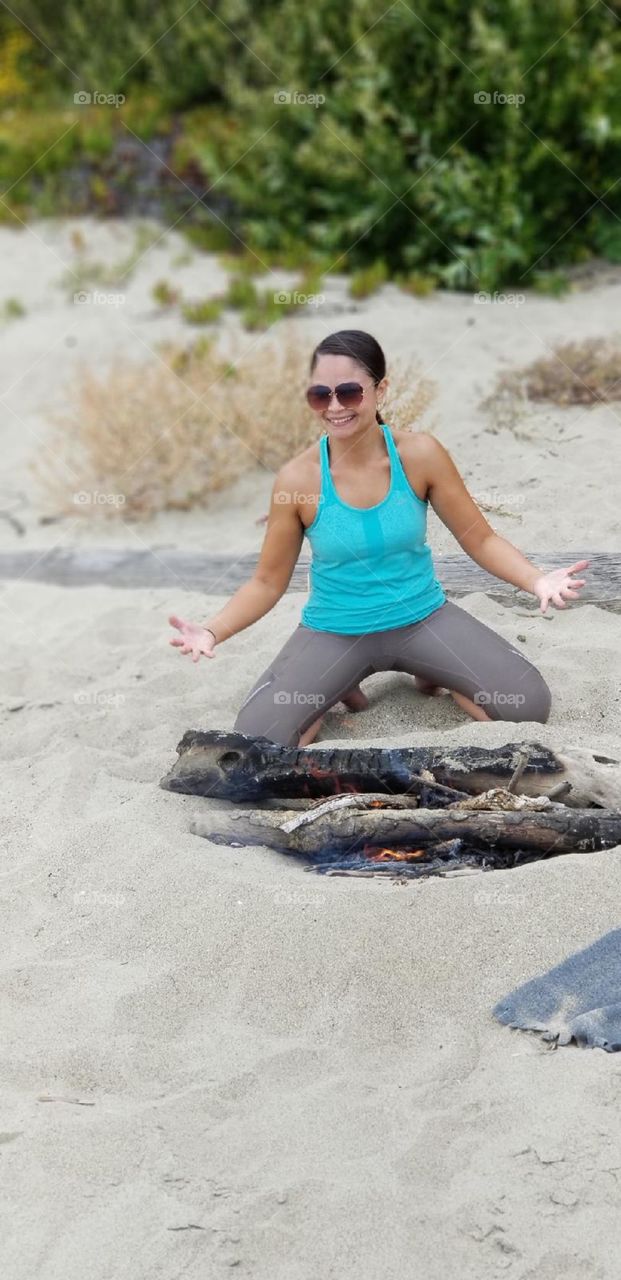 Bonfire on the Beach
