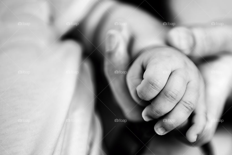 Close-up of human hand