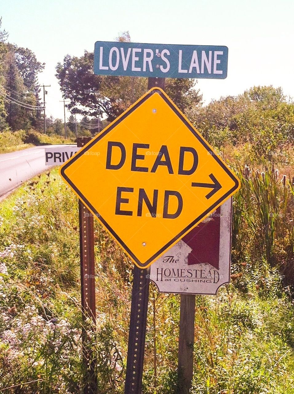 Dead end sign