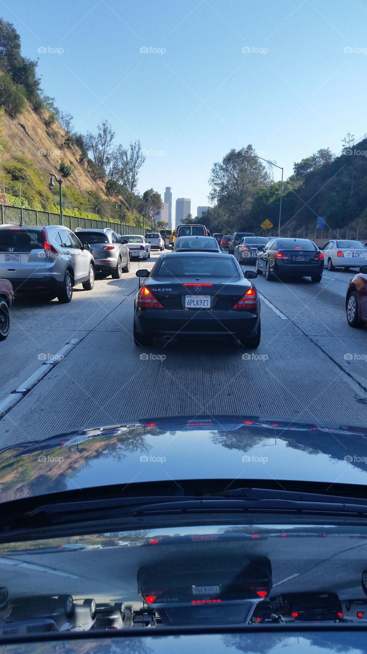 traffic in Los Angeles