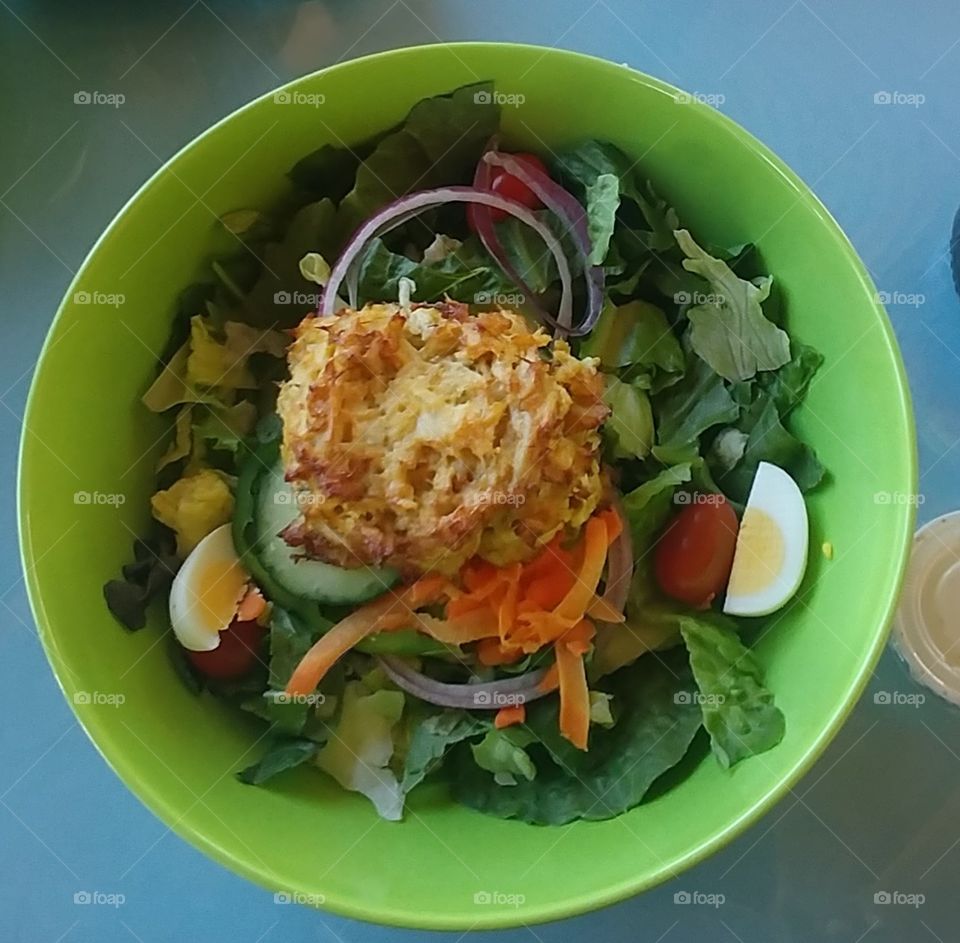 Crab Salad in Bowl