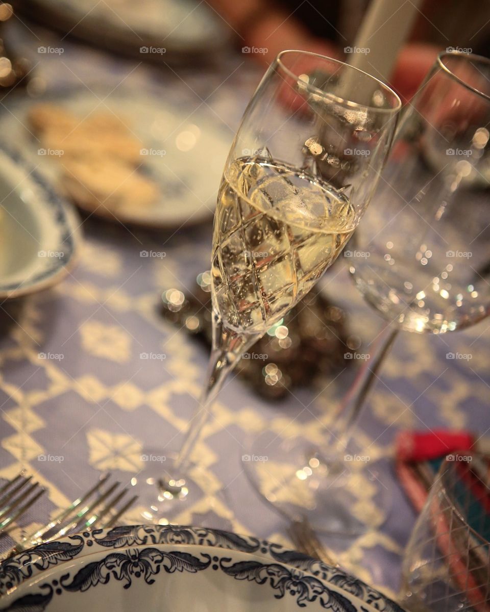 New Year with Champagne