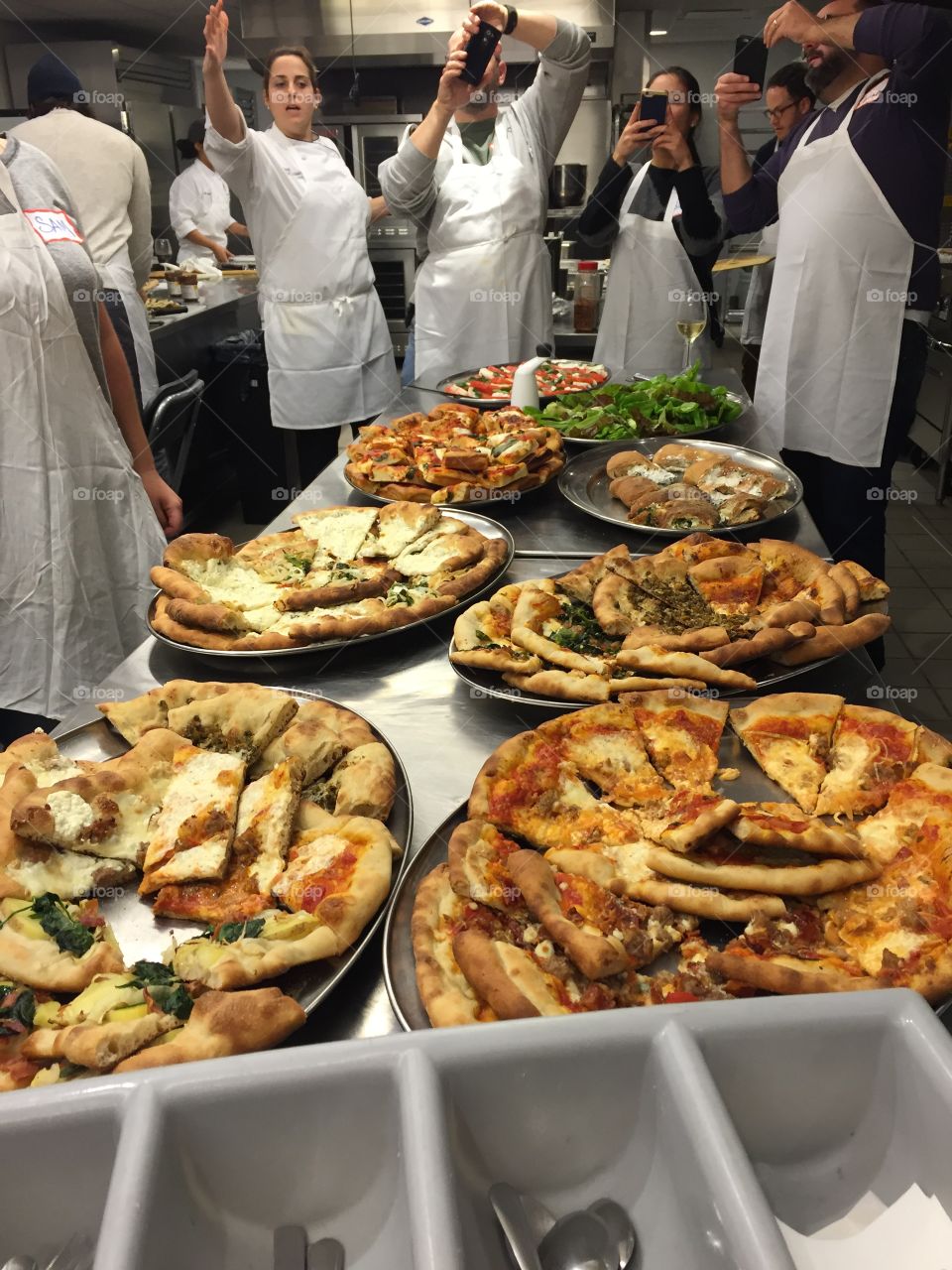 Delicious results at pizza cooking class for couples!