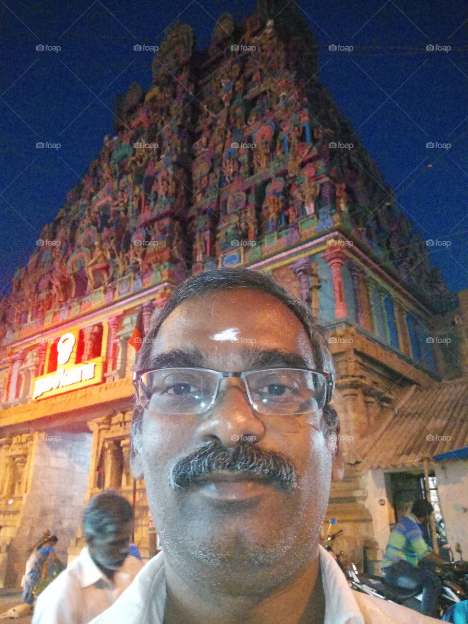 me at thiruvanaikaval temple