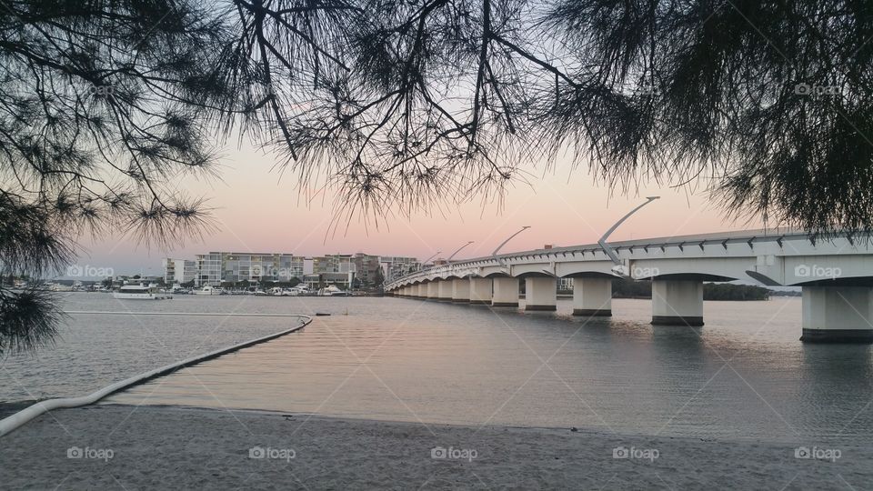 First light riverside view to island living