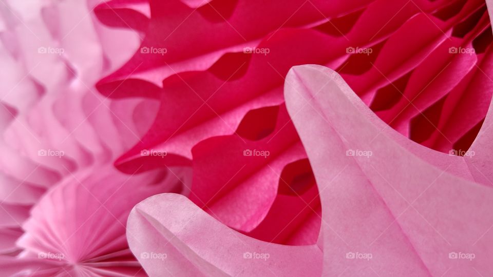 Close-up of pink abstract paper