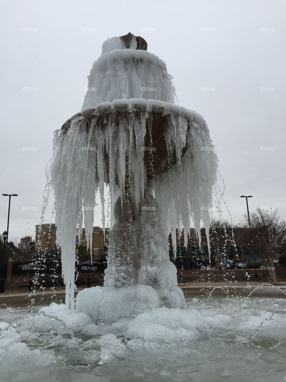 Frozen fountain