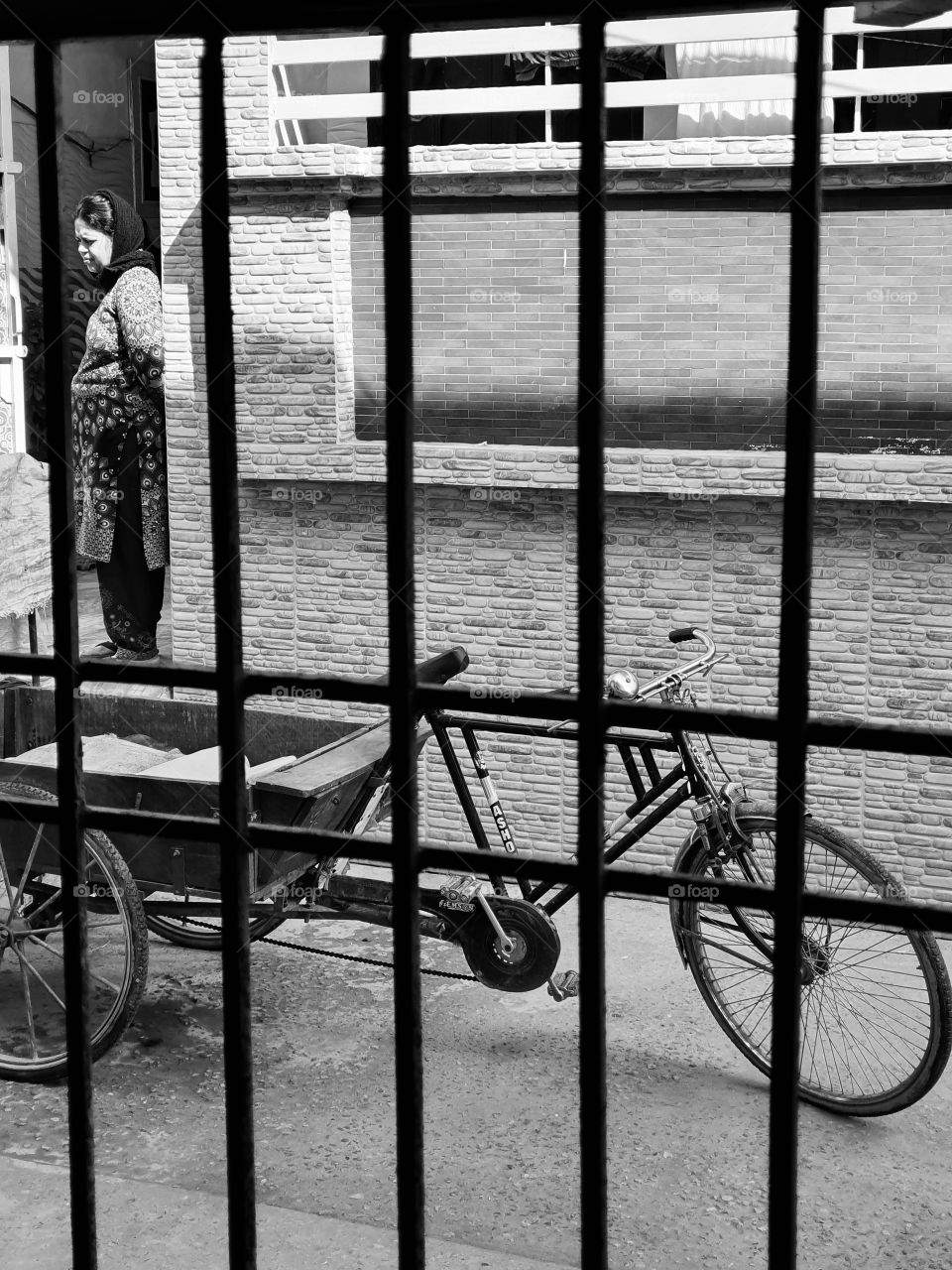 Window View Black/White 