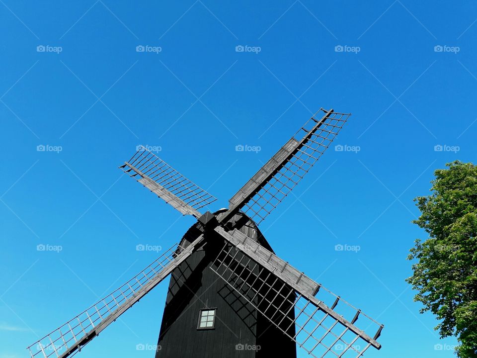 Old danish windmill