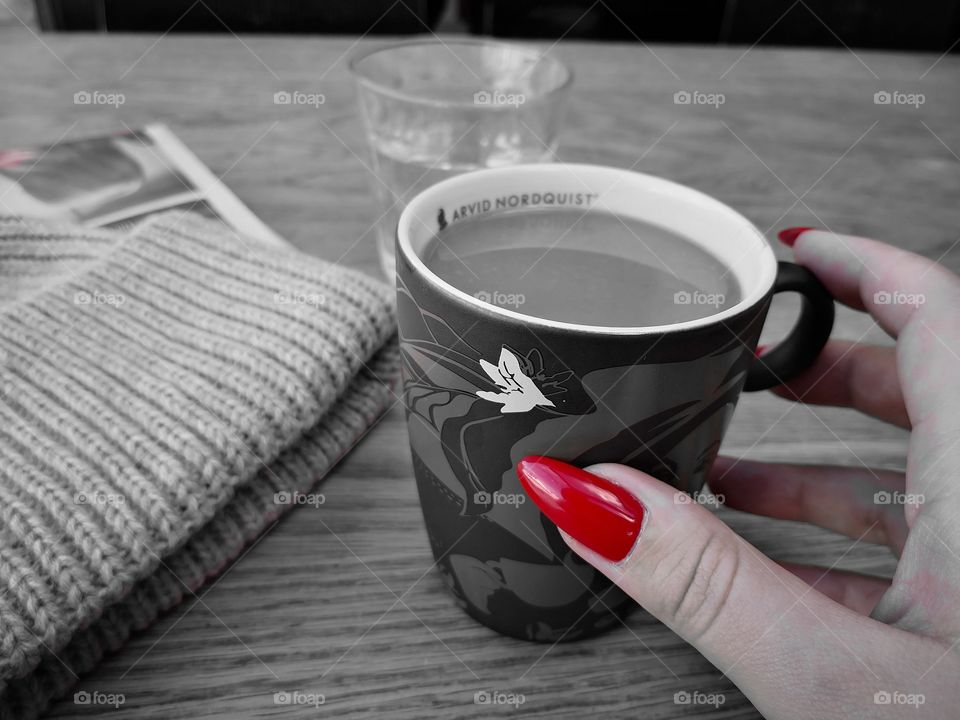 Coffee but nails.