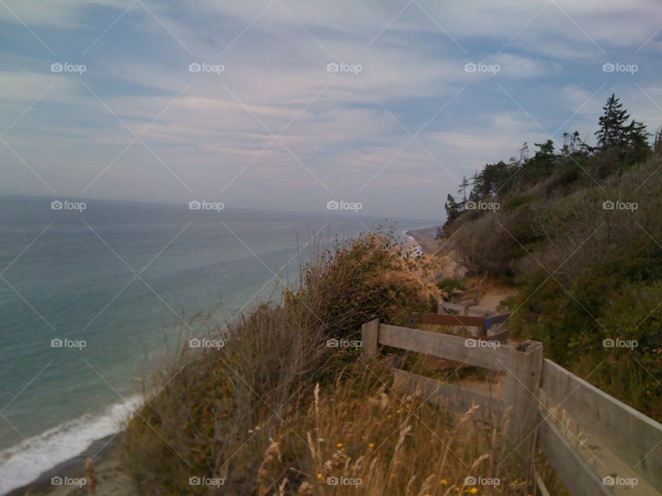 Cliff on the Ocean 