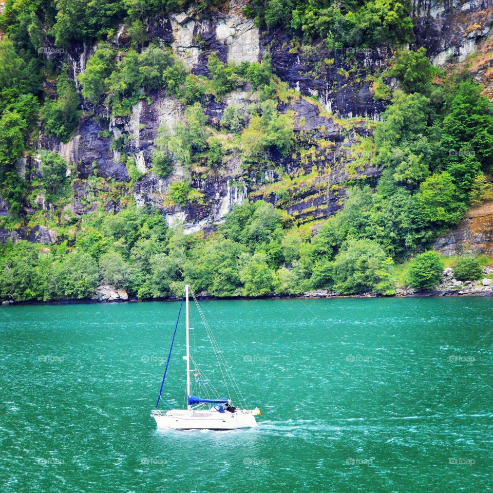 Sailaway from Flam. Cruising the fjords