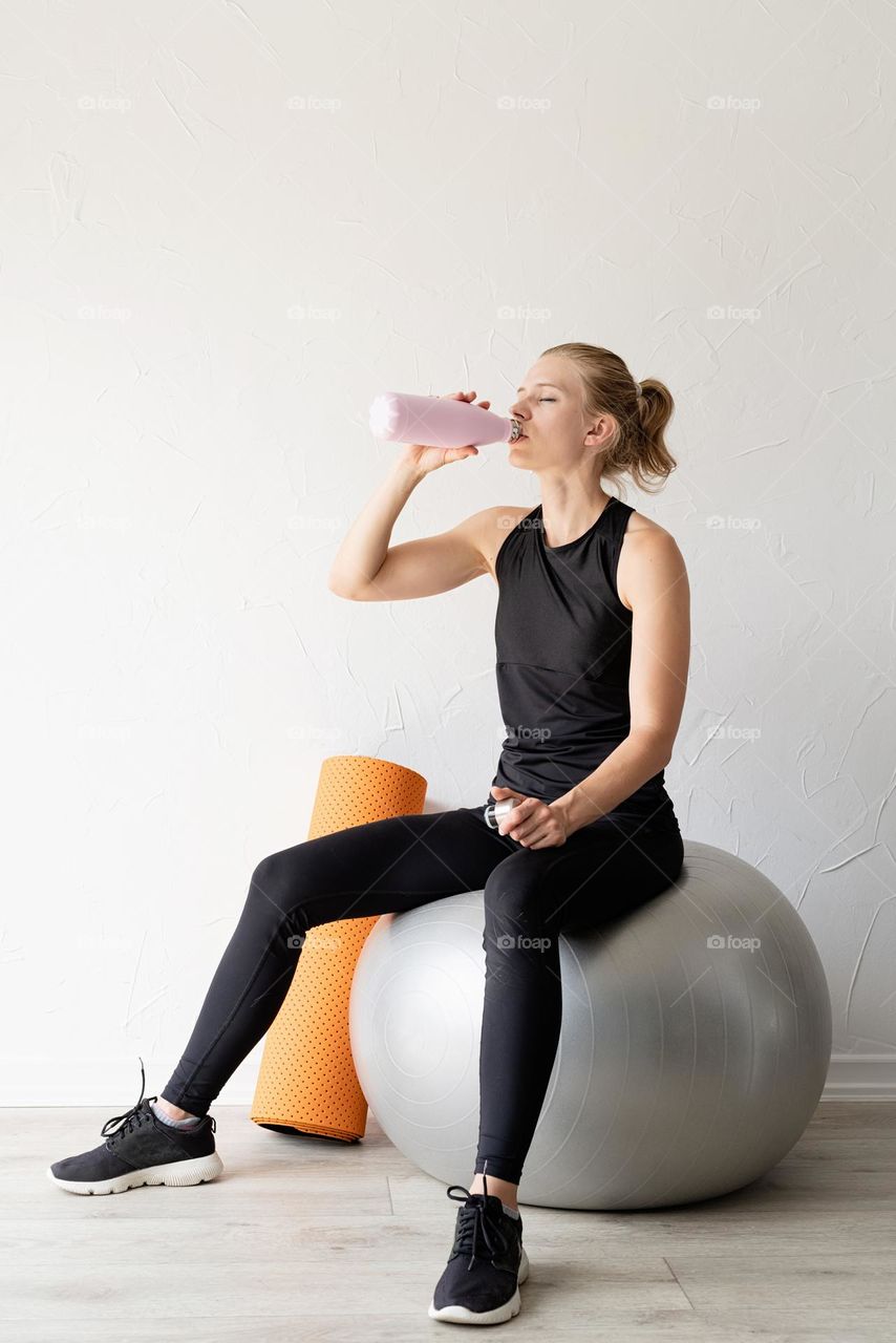 woman working out