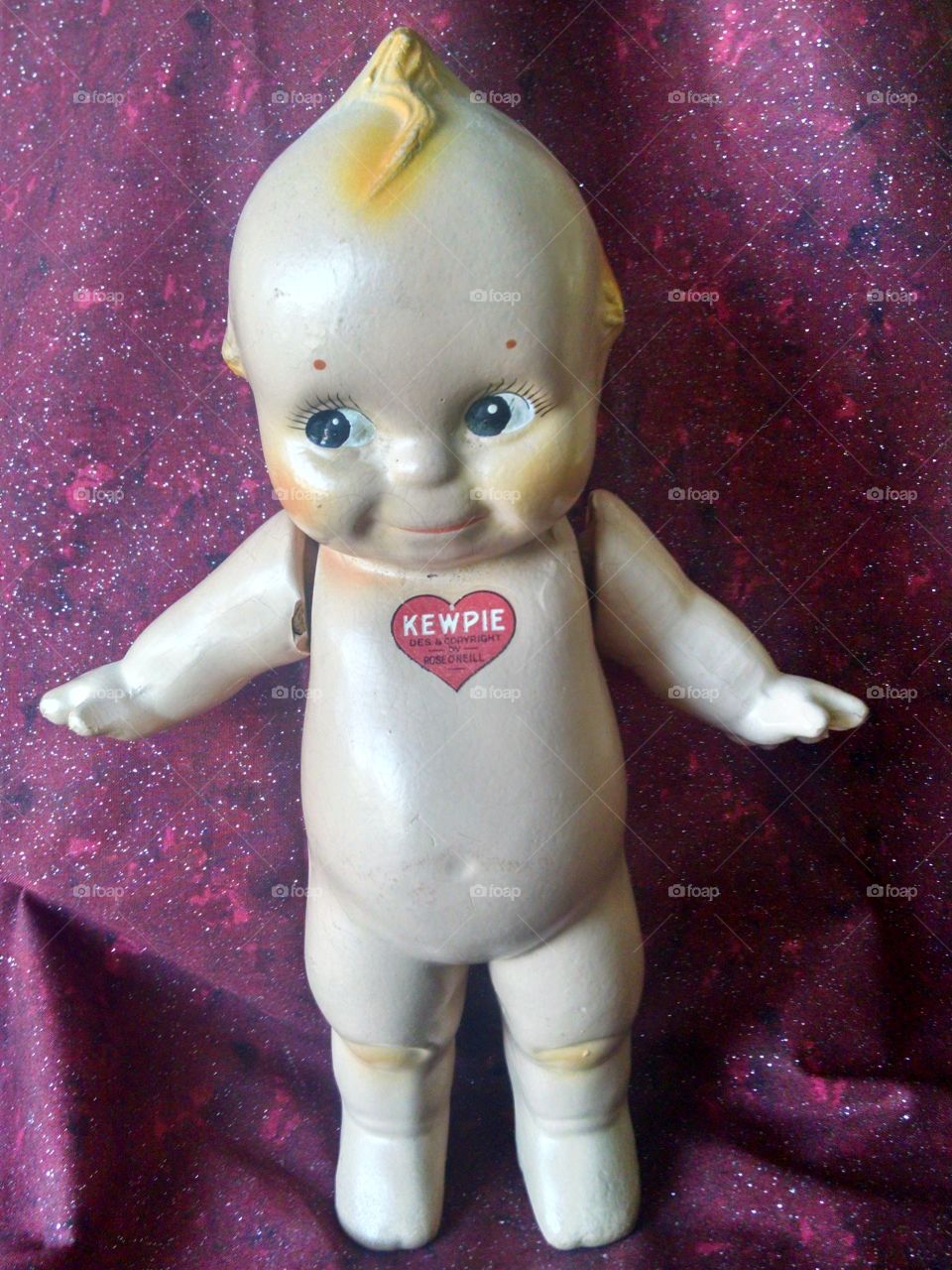 Vintage Love Heart Kewpie Composite Doll