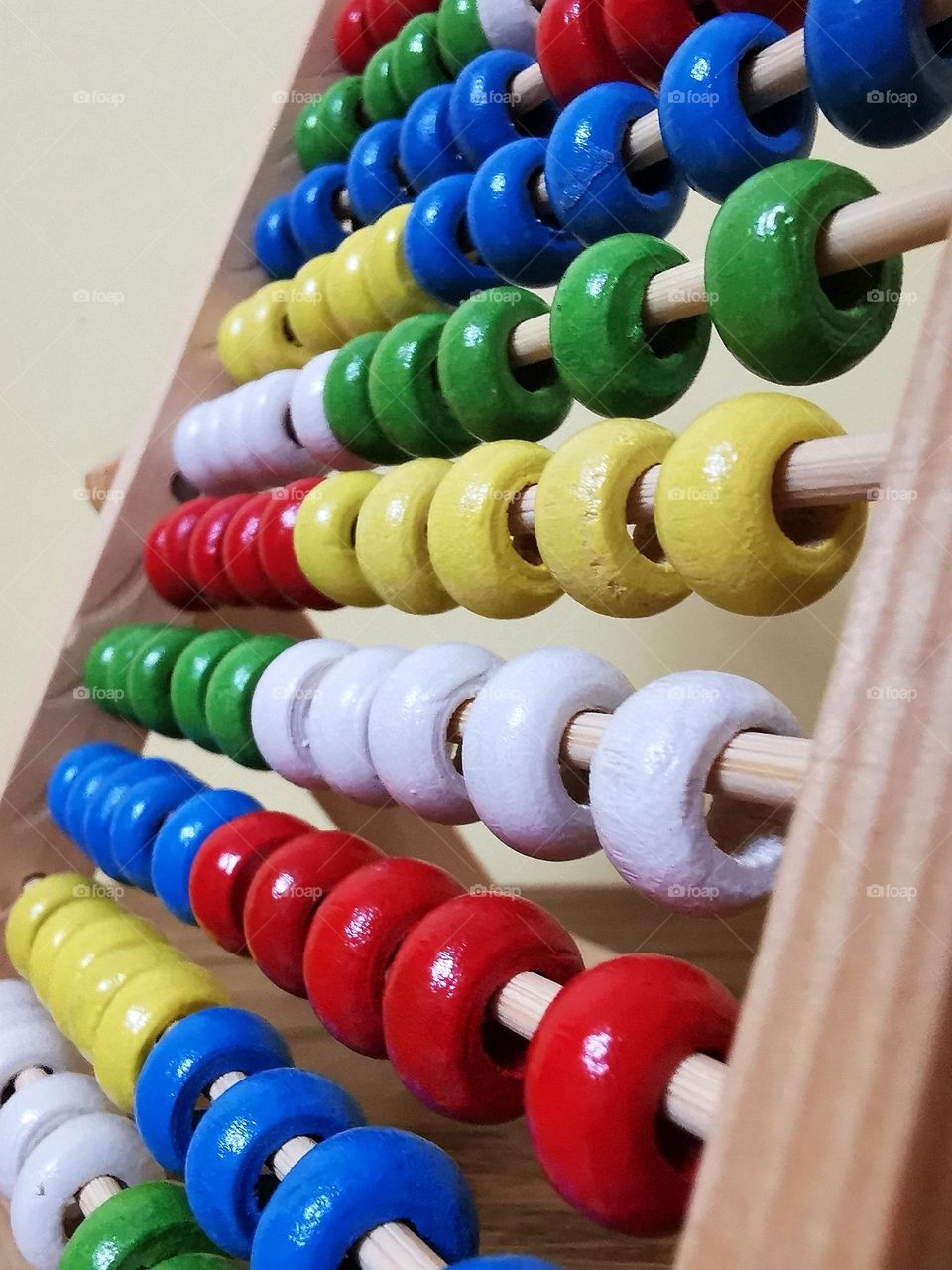 Colourful abacus