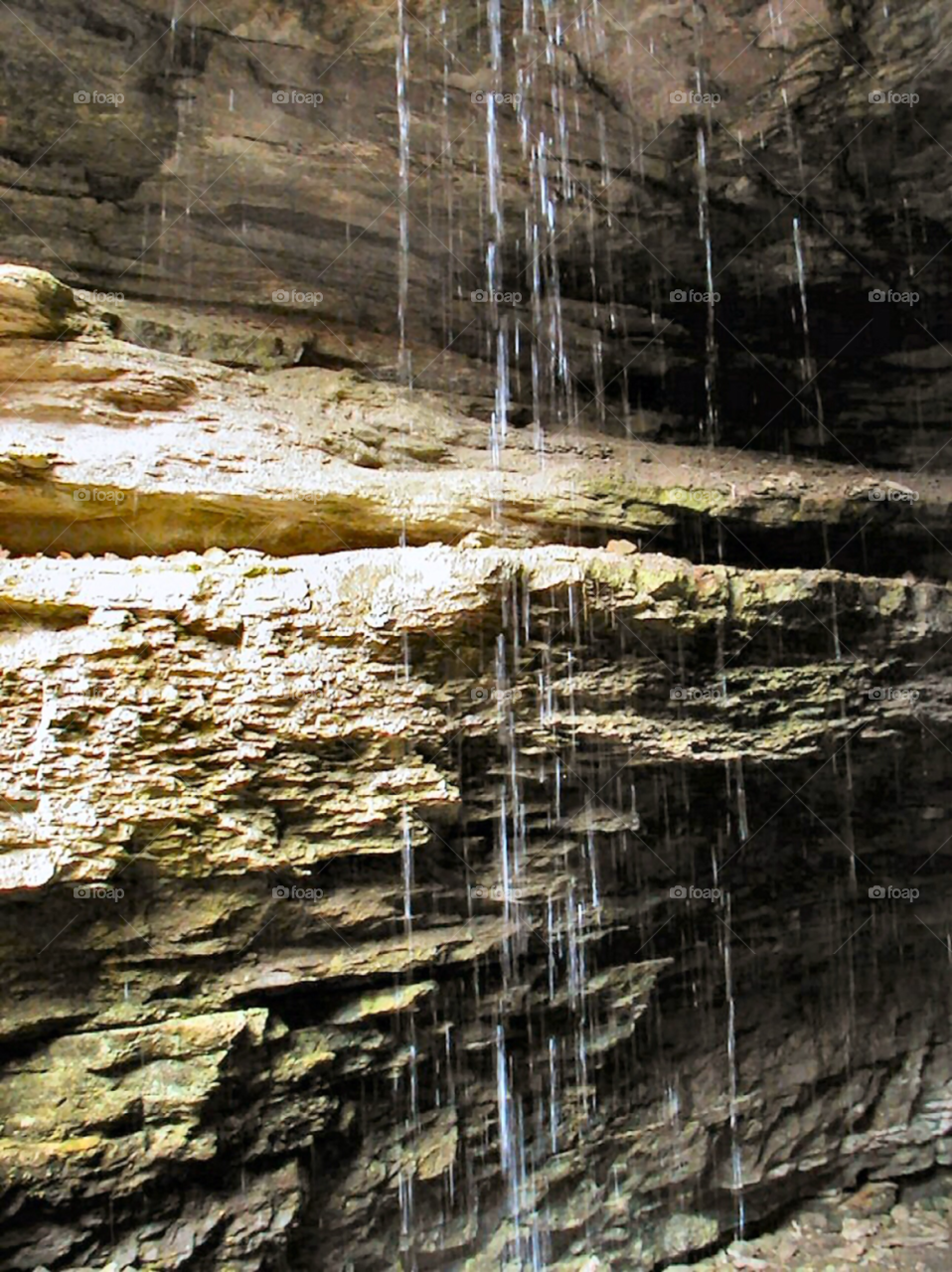 mammoth cave kentucky waterfall cave nature by refocusphoto