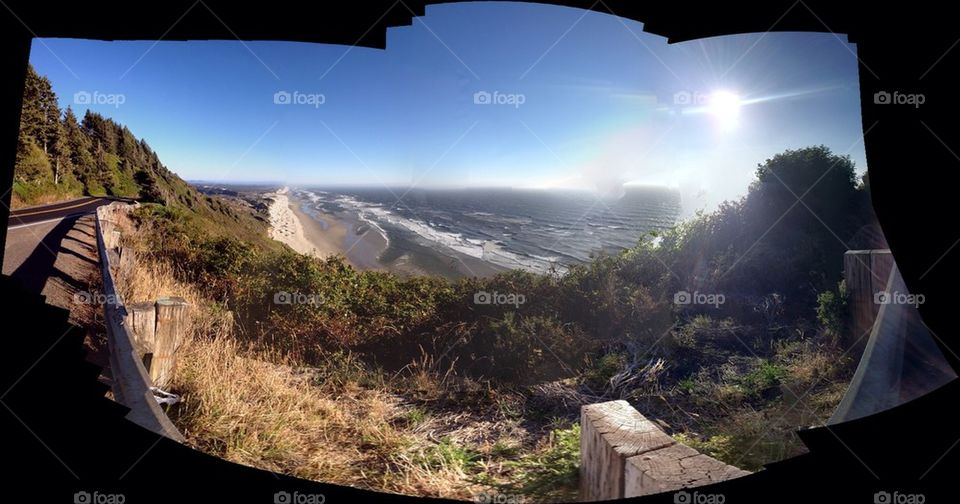 florence united states scenic lookout sea lion caves oregon by ChadWeiche