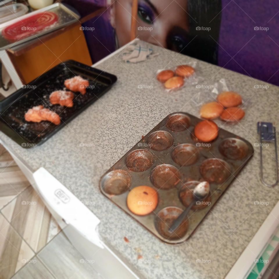 muffin making process
