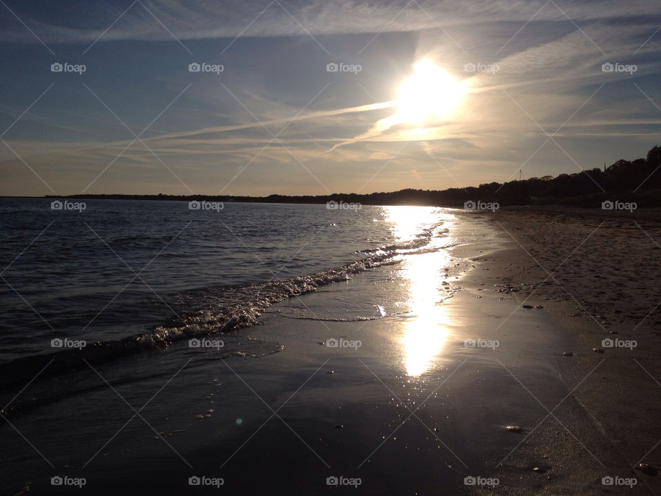 beach sweden sun water by shec