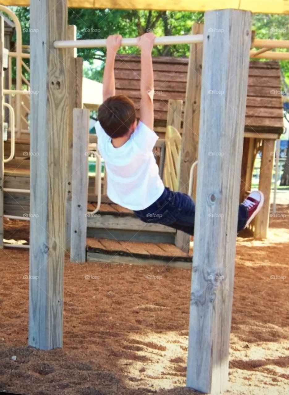 Boy on playground 
