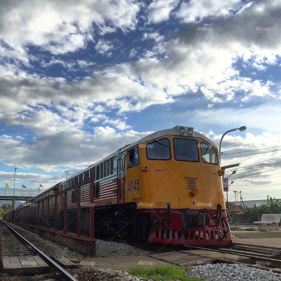 Train in Thailand