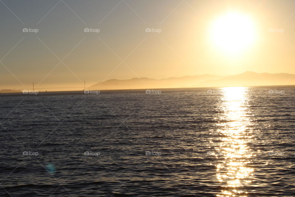 Sunset, Water, Dawn, Sea, Sun