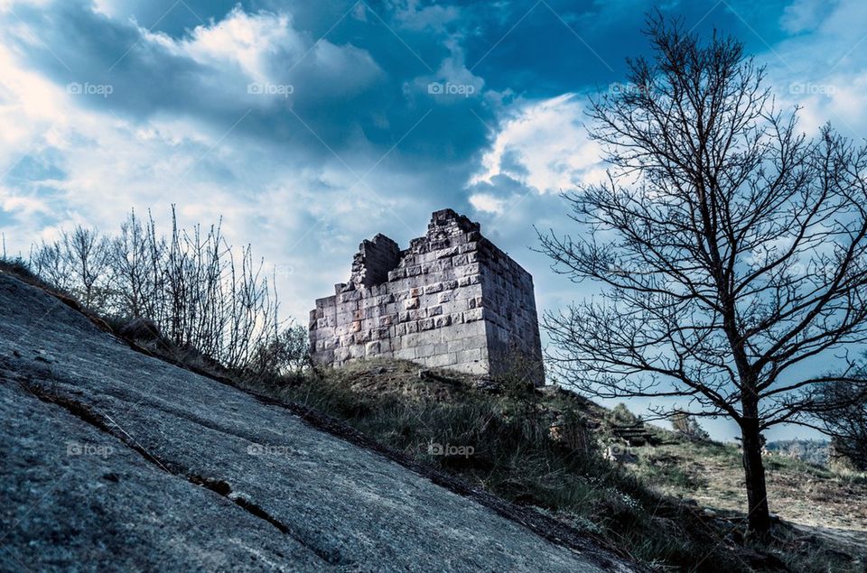 Ruins Left From Old Castle