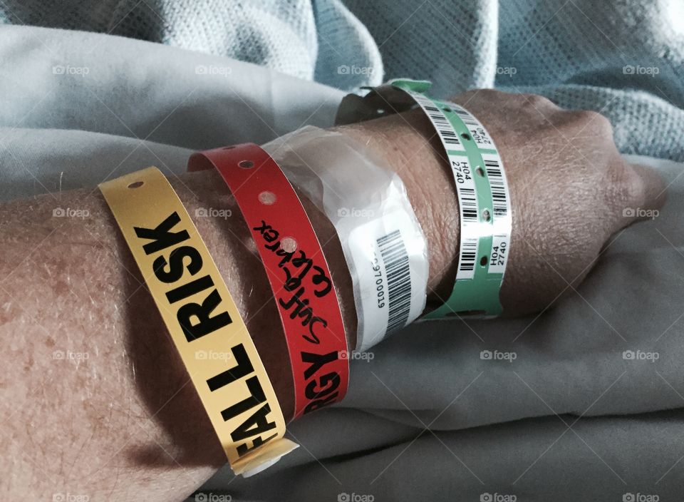 Hospital bracelets 