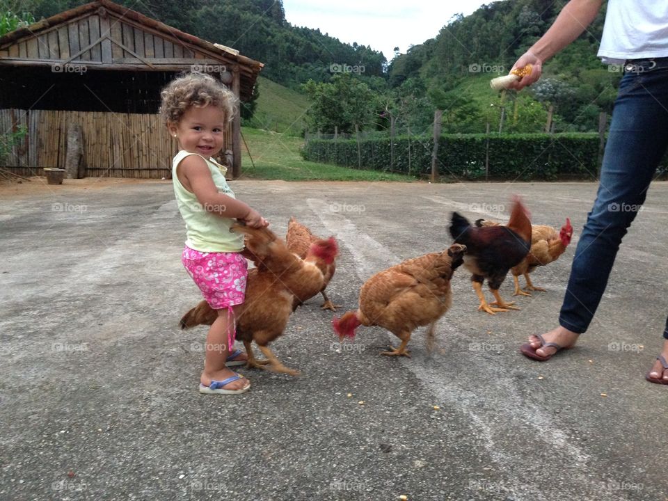 Baby girl farmers 