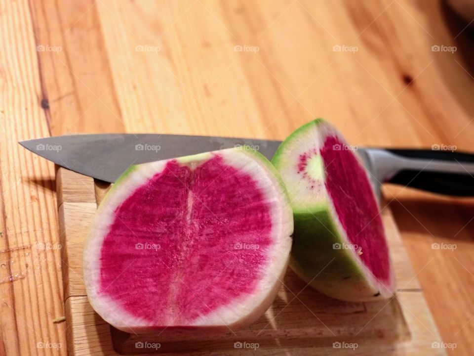 watermelon radish