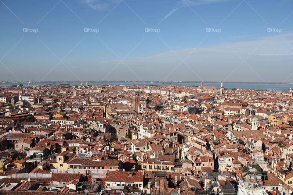 View of Venice from Campanile · Campanile, Venice