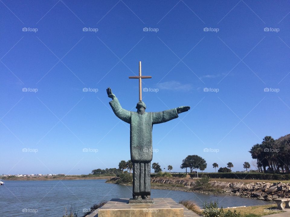 Cross at st. Augustine Florida 