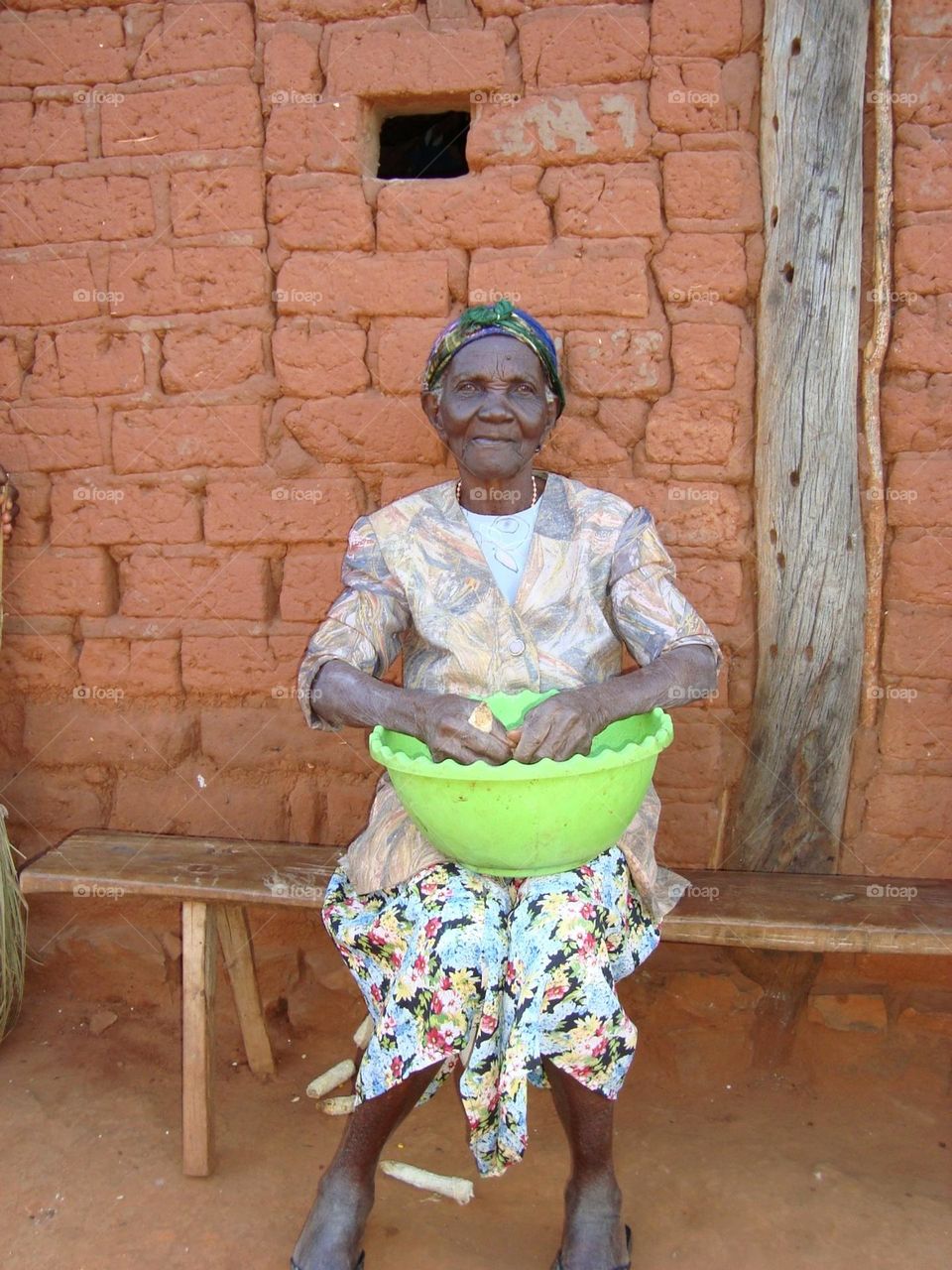 woman and basket