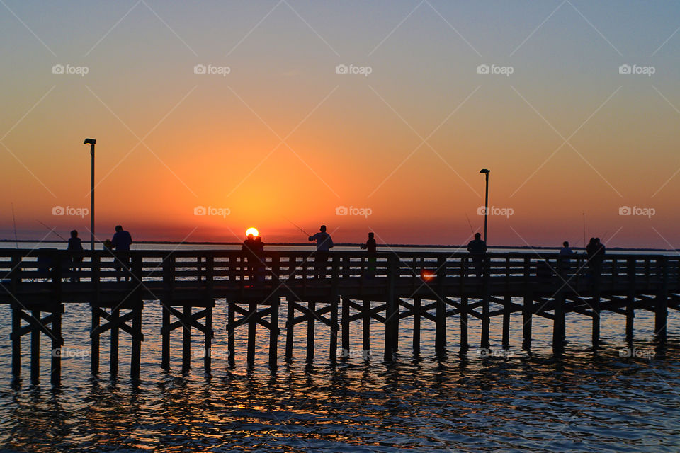 Lovers at sunset